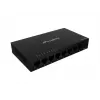Tīkla komutators LANBERG DSM1-1008 8x 1 Gb/s nevadāms Gigabit Ethernet galddators 12V metāla korpuss