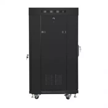Rack cabinet 19 inch 22U 600x600 mm Melns LANBERG FF01-6622-12BL