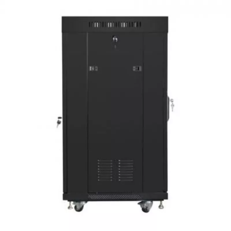 Rack cabinet 19 inch 22U 600x600 mm Melns LANBERG FF01-6622-12BL