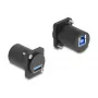 DeLOCK D veida modulis USB 5 Gb/s A tipa ligzda uz B tipa ligzdu, melns