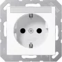 Kontaktligzda F tips Jung A 1520 BFNA WW, 16 A 250 V, balta, termoplastisks