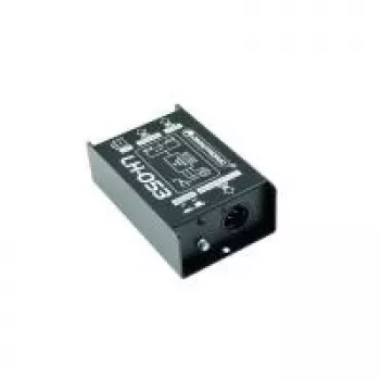 Pasīvā DI kaste Omnitronic LH-053 1-kanāla, pasīvā tiešā pieslēguma kaste instrumentam/līnijai