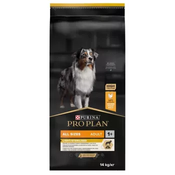 PURINA Pro Plan Light Sterilised All Sizes Adult - sausā suņu barība - 14kg