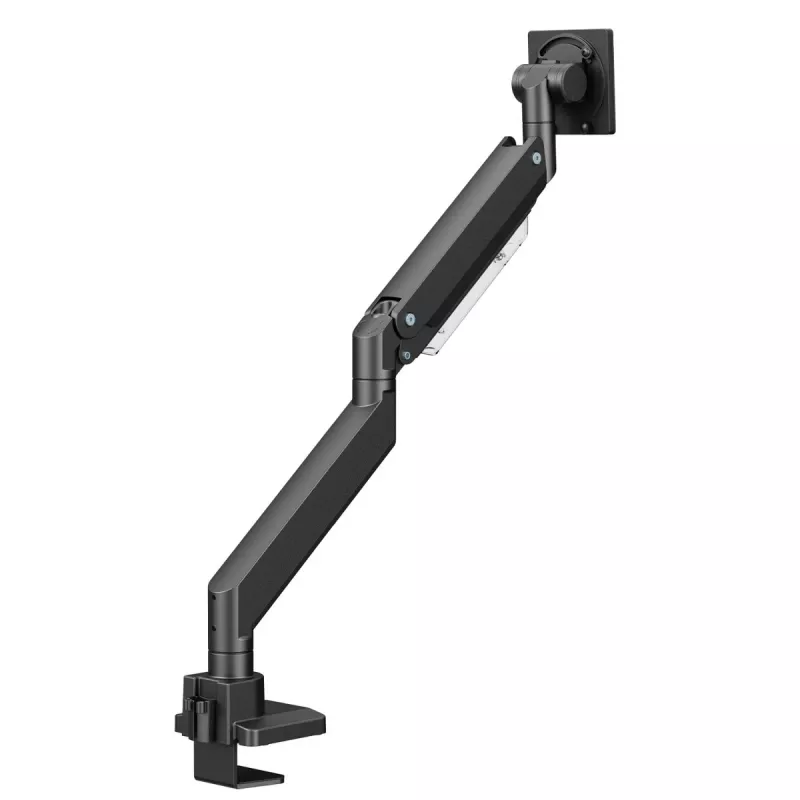 Maclean MC-968 Divu roku monitora stiprinājums ar gāzes atsperi 17-57 27 kg Smagās slodzes izturīgs pilnas kustības turētājs Maks. VESA 200x200