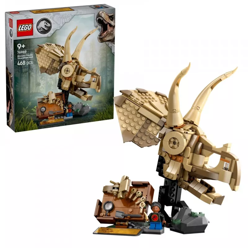 LEGO JURASSIC WORLD 76969 Dinozauru fosilijas: Triceratops galvaskauss