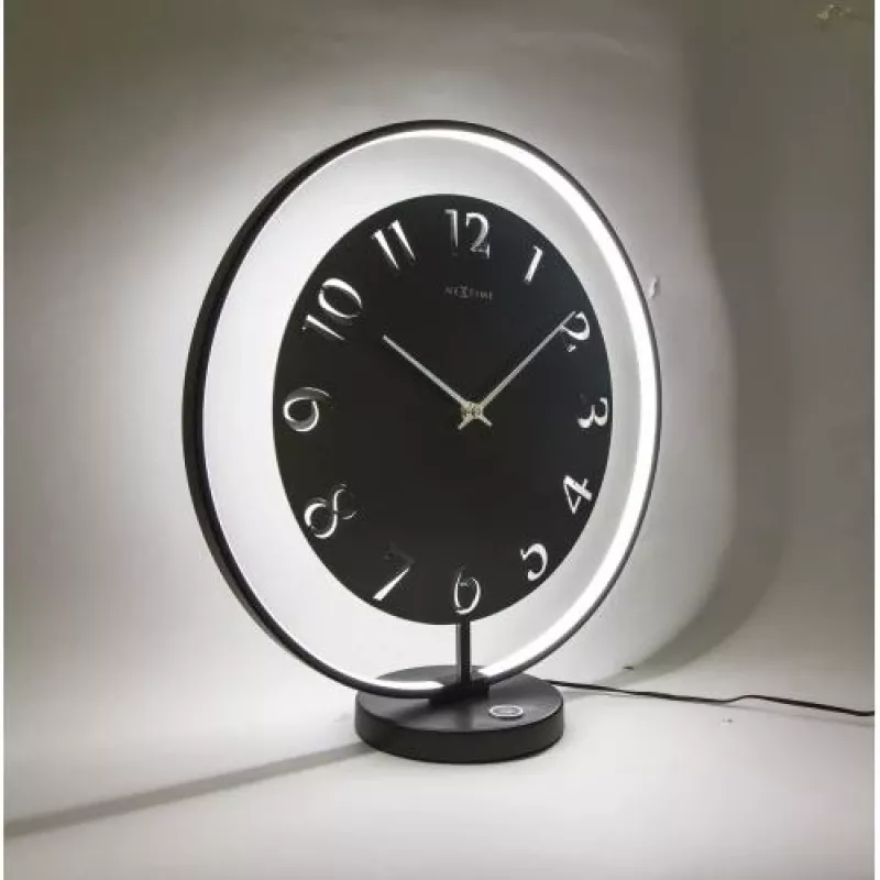 NeXtime pulkstenis 5188zw Ting, 41x40 cm, melns