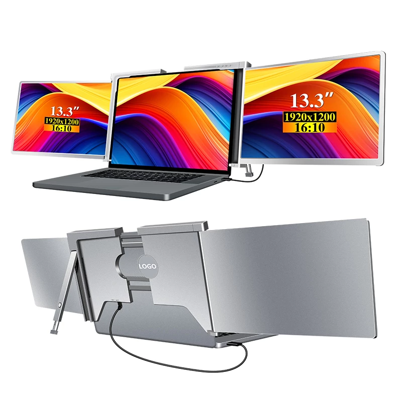 Extralink Smart Life 13.3 2-SCREEN monitors portatīvajiem datoriem 13.3 līdz 17.3 S350