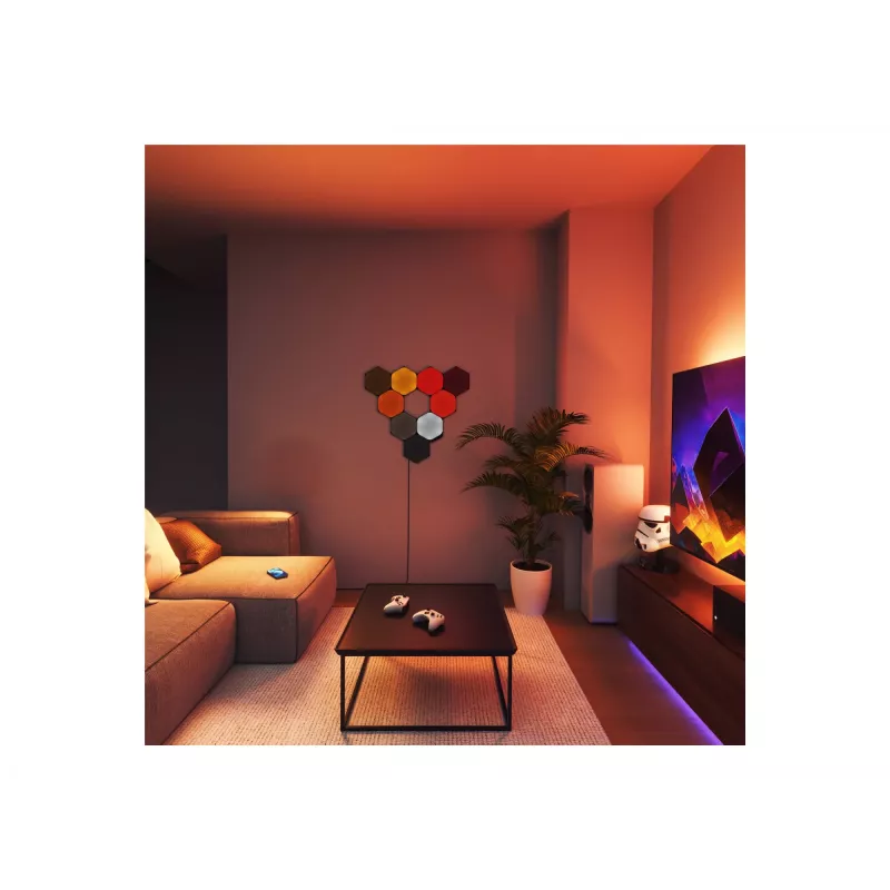 Viedais sienas gaismeklis Nanoleaf NL42-0102HX-9PK