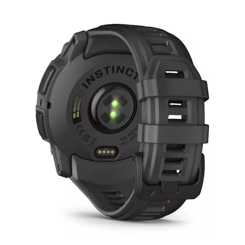 Garmin Instinct 3 Solar GPS viedpulkstenis 1,3 collu MIP 176x176 skārienekrāns melnā krāsā