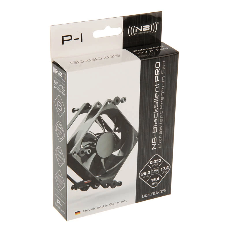 Ventilators Noiseblocker BlackSilentPro P-1