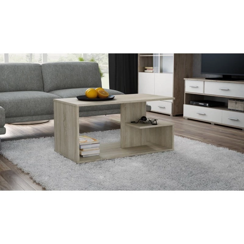 Topeshop ŁAWA DALLAS SONOMA kafijas/sānu/gala galdiņš Kafijas galdiņš Brīvas formas 1 kāja(-as)