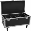 Roadinger lidojuma koferis 4× AKKU Multiflood IP 8×10W RGBW Wash (modelis 31005243)
