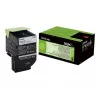 tonera kasete Lexmark 702K R 3000 lapas Melns