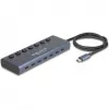 DeLOCK 63410 USB 3.2 Gen 1 Type-C centrmezgls 5000 Mbit/s Zils