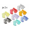 Kabeļu fiksators DeLOCK 86420 RJ45 Daudzkrāsains 16 gab.