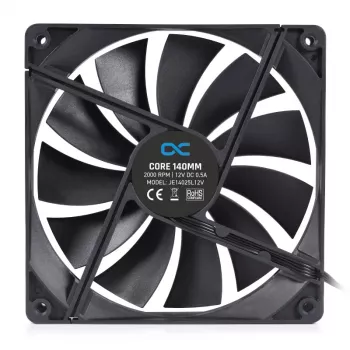 Ventilators Alphacool 24853 14 cm melns 2000 RPM hidrauliskais