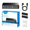 Cudy GS1016E 16 portu Gigabit Ethernet pārvaldāms komutators, 16× 10/100/1000 Mbps