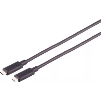 USB kabelis S/CONN 30-41275 USB 3.2 Gen 2 7 m USB C melns