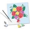 Ravensburger gleznošanas komplekts CreArt – Bouquet of Roses, krāsošanas pēc numuriem komplekts (modelis 25520)
