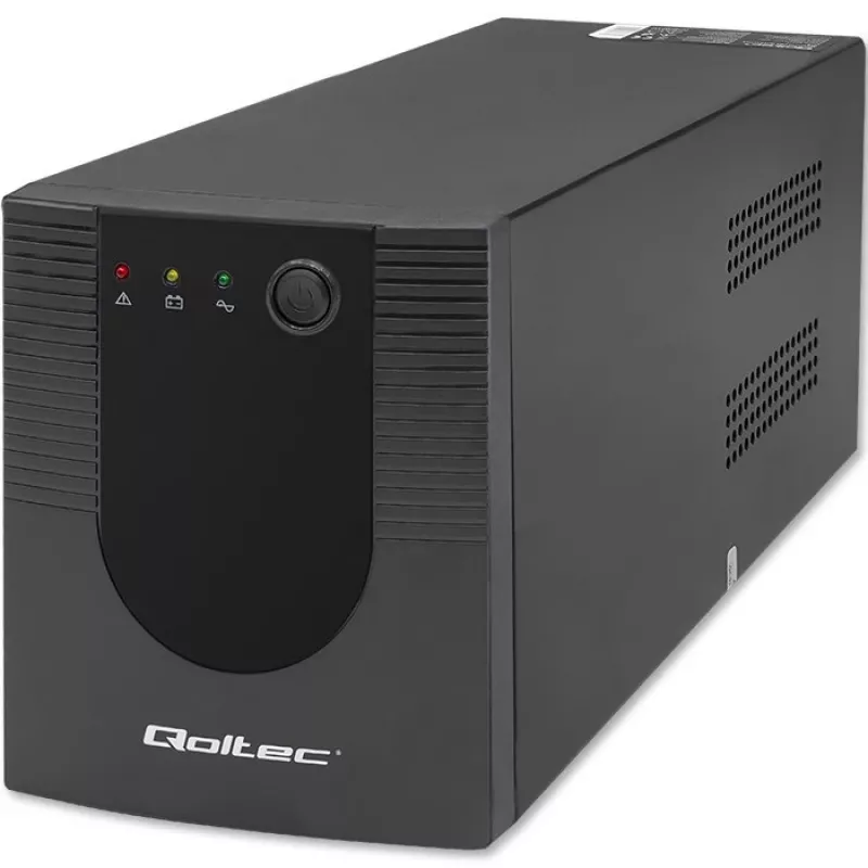 Nepārtrauktās barošanas avots UPS Qoltec 53775 1.2 kVA 720 W 4 AC kontaktligzdas