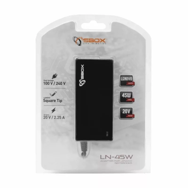 Sbox adapteris Lenovo piezīmjdatoriem LN-45W