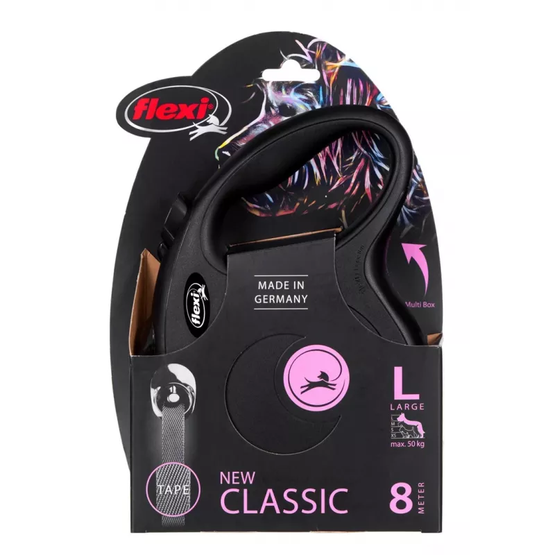 Flexi jauna Classic suņu izvelkamā pavada 8 m