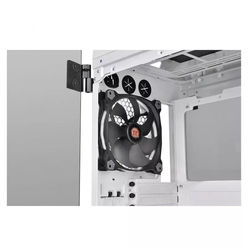 Case View 71 Riing rūdīta stikla E-ATX pilna torņa korpuss - Snow Edition