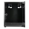 EXTRALINK LITE 6U 10 280X310 SIENAS STIPRINĀMA STATĪVU SKAPJA MELNS