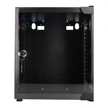 EXTRALINK LITE 6U 10 280X310 SIENAS STIPRINĀMA STATĪVU SKAPJA MELNS