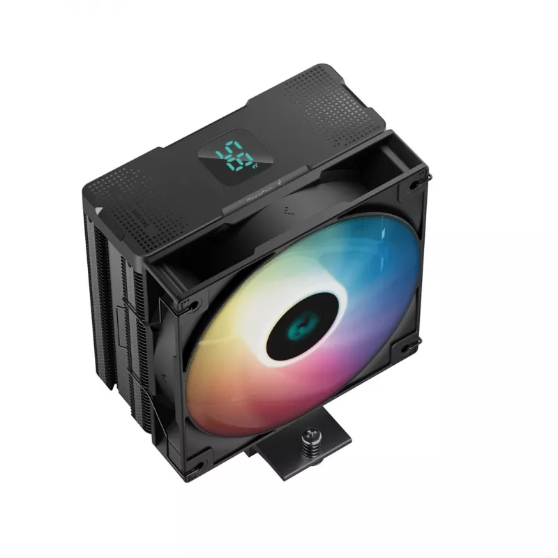 DeepCool AG400 Digital BK ARGB procesora gaisa dzesētājs 12 cm Melns 1 gab.