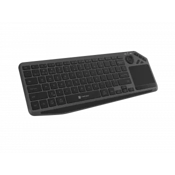 Natec Turbot 2 | Tastatūra | Bezvadu | US | Bluetooth | Melna/Pelēka