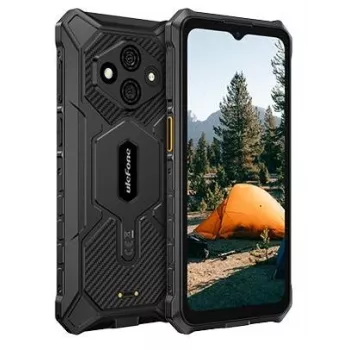 Izturīgs viedtālrunis UleFone RugKing 3 Pro — 6,56 collas (16,7 cm) HD+, Unisoc T7250 1,6 GHz, 8 GB RAM, 128 GB, 48 MP dubultkamera, 5700 mAh, Dual SIM, USB-C, melns
