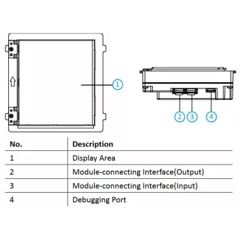Displejs Hikvision DS-KD-INFO