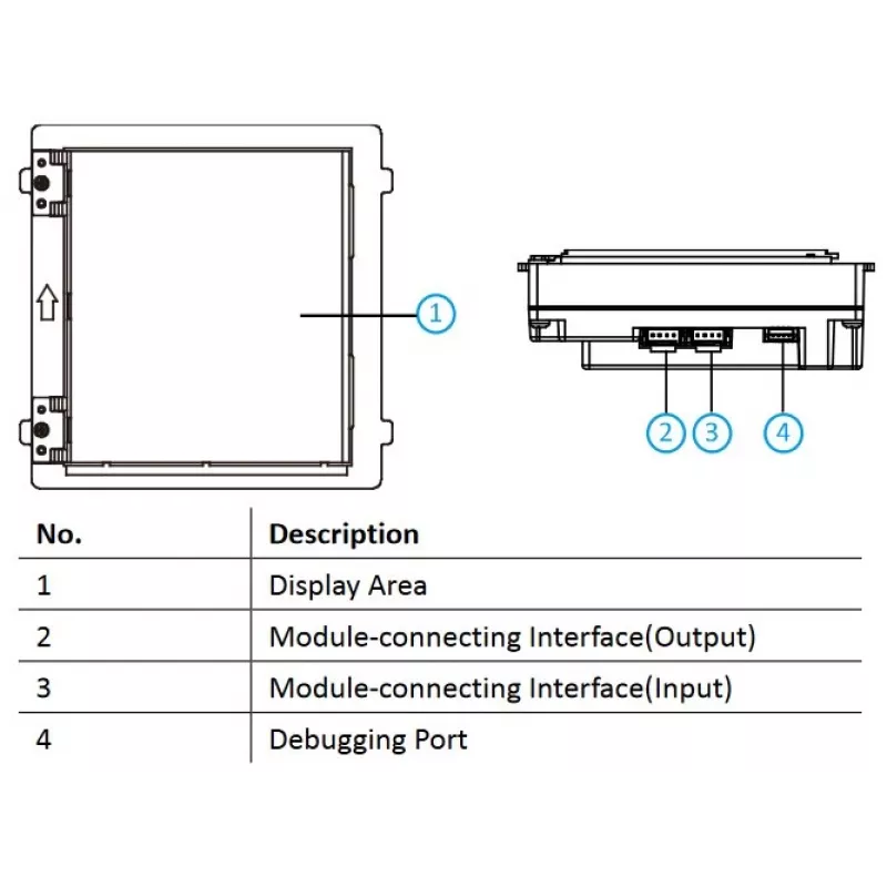 Displejs Hikvision DS-KD-INFO