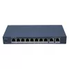 Hikvision DS-3E1310HP-EI(B) tīkla slēdzis pārvaldāms Fast Ethernet (10/100) ar Power over Ethernet (PoE) pelēks