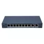 Hikvision DS-3E1310HP-EI(B) tīkla slēdzis pārvaldāms Fast Ethernet (10/100) ar Power over Ethernet (PoE) pelēks