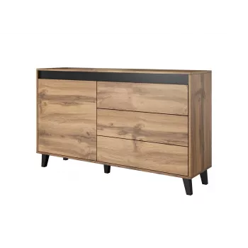 Cama kumode NORD votana ozols/antracīts