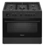 Ravanson KWGE-K90 Cheff Modern Melns gāzes un elektriskā plīts (melna)