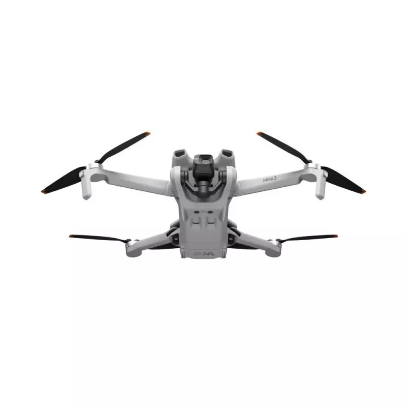 Quadcopter DJI Mini 3 Fly More Combo — 4 rotoru drons, 12 MP 4K kamera, 10 000 m diapazons, maks. ātrums 10,55 m/s, 2453 mAh baterija, 0,248 kg, pelēks