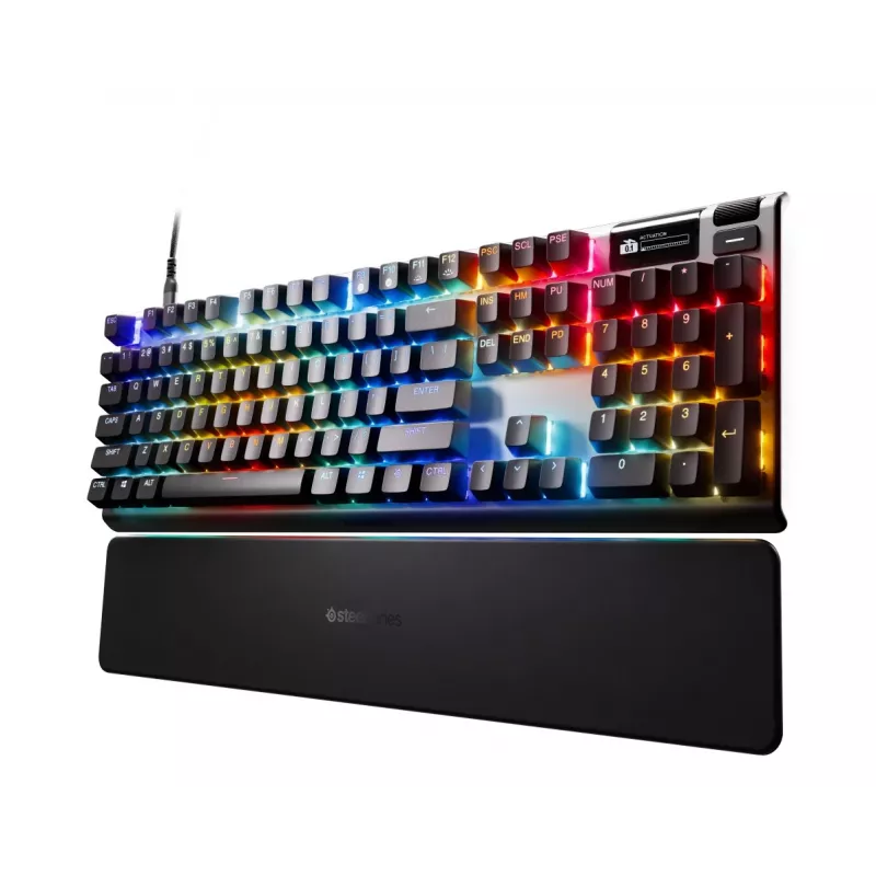 Steelseries APEX PRO GEN 3 tastatūra Spēļu USB QWERTY UK angļu Melns