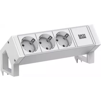 Bachmann DESK2 ALU Balts 937.4063xCEE7/3 0 2m GST18 RAL9010
