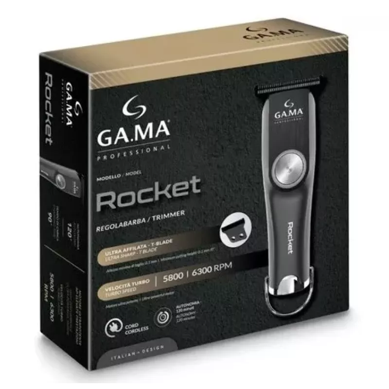 GA.MA PM2510 Rocket vadu un bezvadu trimeris, melns | GA.MA