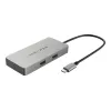 HYPER HDMB2 interfeisa centrs USB 3.2 Gen 1 (3.1 Gen 1) Type-C 5000 Mbit/s Nerūsējošais tērauds