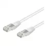 Wentronic Goobay CAT 5e komutācijas kabelis, SF/UTP, balts, 0,25 m - CCA vara maisījums (95213)