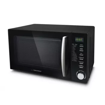 Kombinētā mikroviļņu krāsns ESPERANZA COCINERO 1200 W, 20 L, grils 900 W, LED displejs, uz darba virsmas, melna