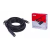 UNITEK Y-278 USB kabelis USB 2.0 10 m 2 x USB A USB A melns