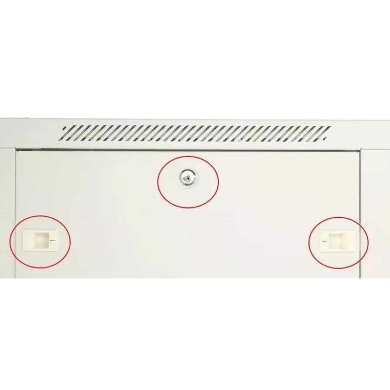 Wall mounted rack Extralink EX.12981 12U pelēka