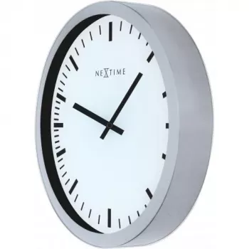 NeXtime klok 3031 Magic - Stripe, 25x35,2 cm, sienas, balts