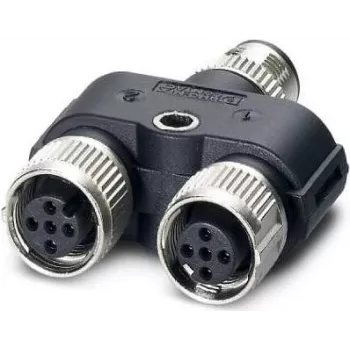 Phoenix 1403627 kabeļa adapteris M12 melns - pelēks (1403627)