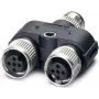 Phoenix 1403627 kabeļa adapteris M12 melns - pelēks (1403627)